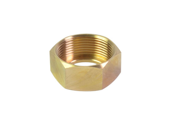 Precision Brass CNC Machined Parts Thread Nut Bolt Fastener Screw
