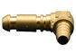 Brass Material Automotive Precision Machining For Fuel Pipe Joint High Accuracy