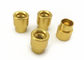 Precision turning parts, material: brass, applied in industrial equipment