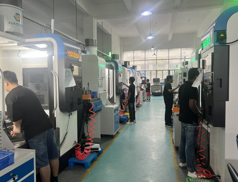 Shenzhen Jinyihe Technology Co., Ltd. línea de producción del fabricante