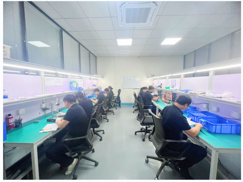 Shenzhen Jinyihe Technology Co., Ltd. línea de producción del fabricante