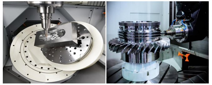 Precision Complex 5 Axis High Speed CNC Machining Electroplating Parts