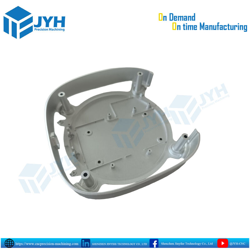 White Anodized Aluminum Enclosure Parts with High Precision CNC Machining and Corrosion Resistance