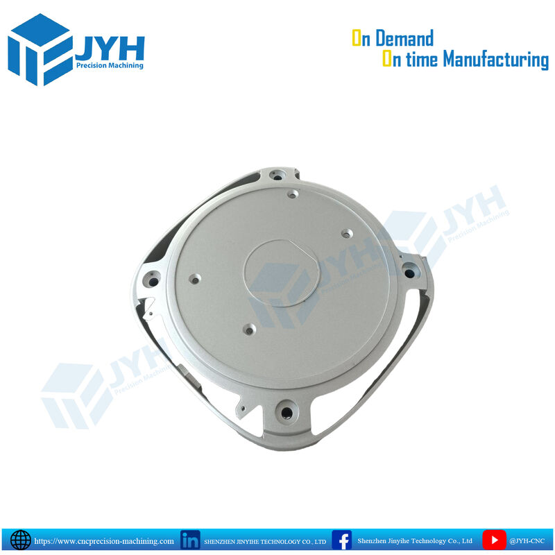 White Anodized Aluminum Enclosure Parts with High Precision CNC Machining and Corrosion Resistance