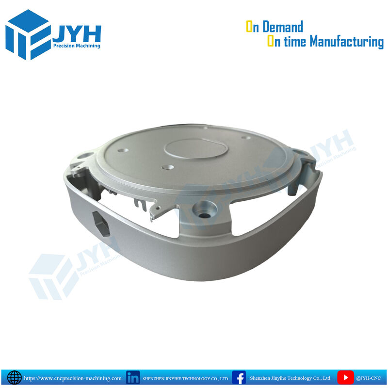 White Anodized Aluminum Enclosure Parts with High Precision CNC Machining and Corrosion Resistance