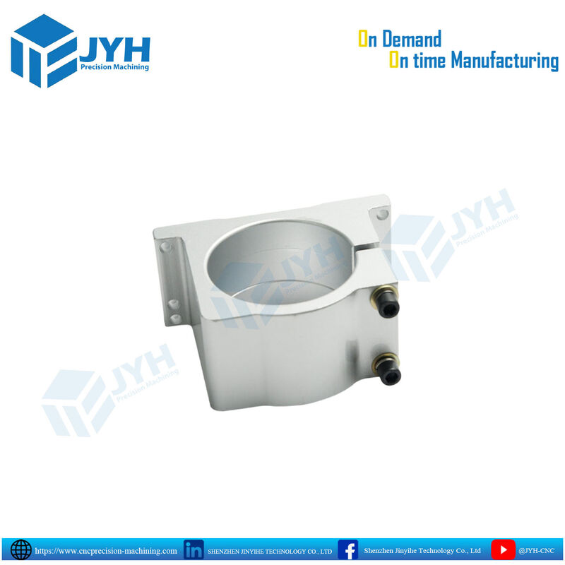 Custom Silver Anodized Aluminum Components with High Precision CNC Machining for Corrosion Resistance