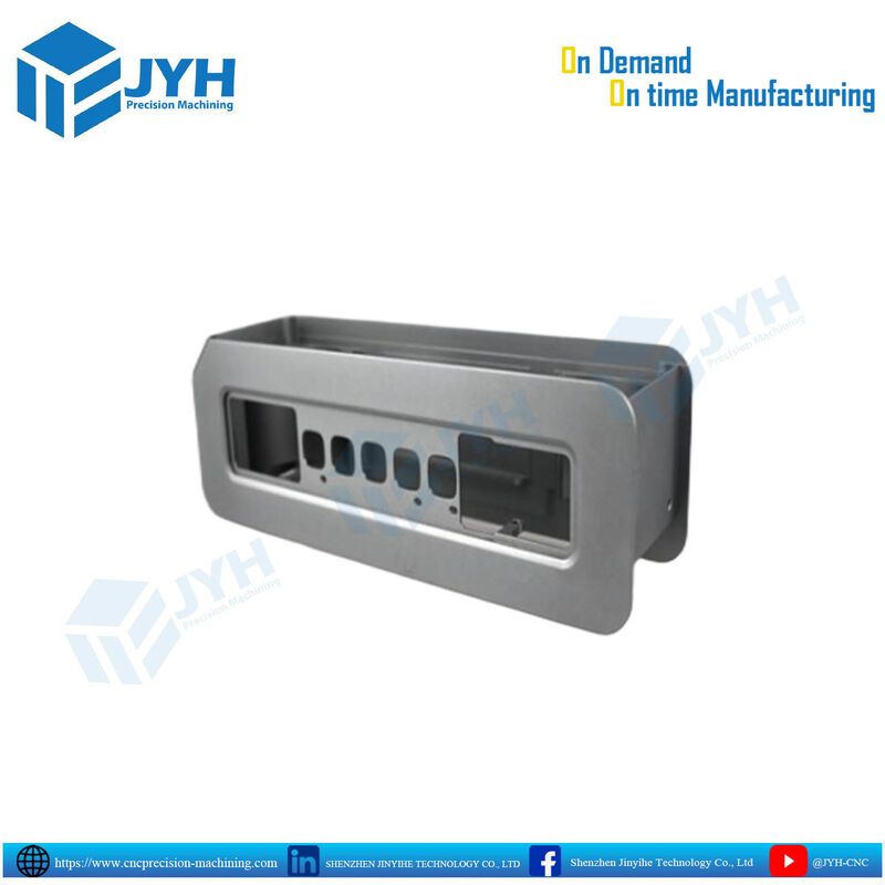 Custom High-Precision CNC Machined Aluminum Electronics Enclosure with Thermal & EMI Shielding and Custom Surface Finishes