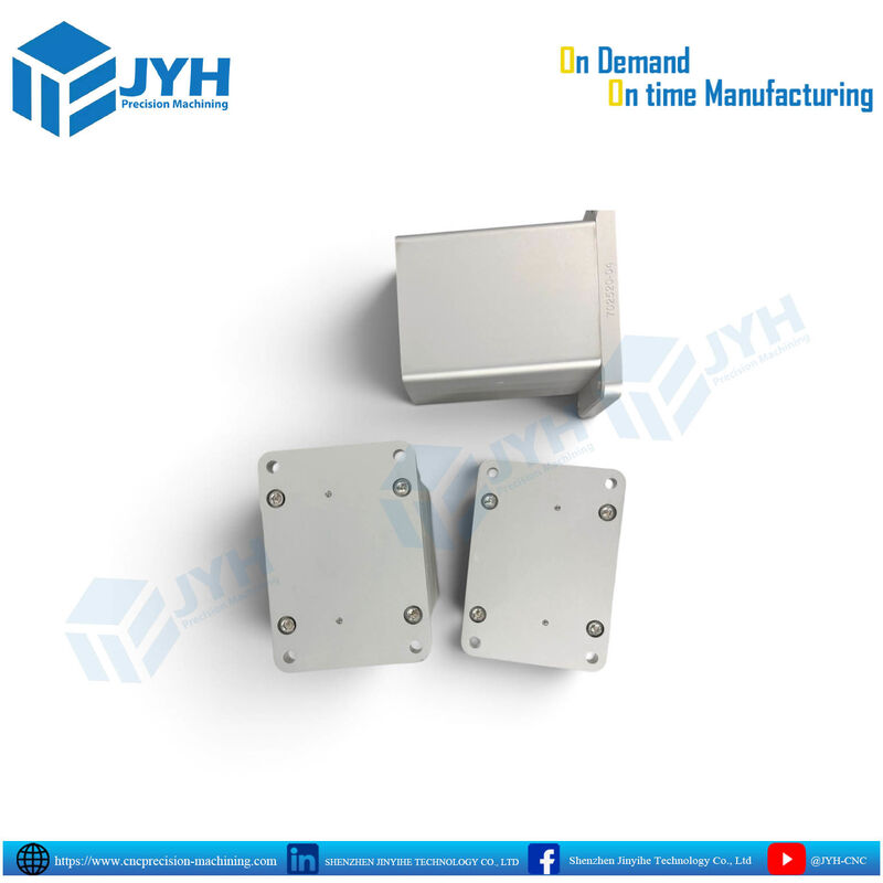 High Precision CNC Machined White Anodized Aluminum Parts with Corrosion Resistance and Lightweight Construction