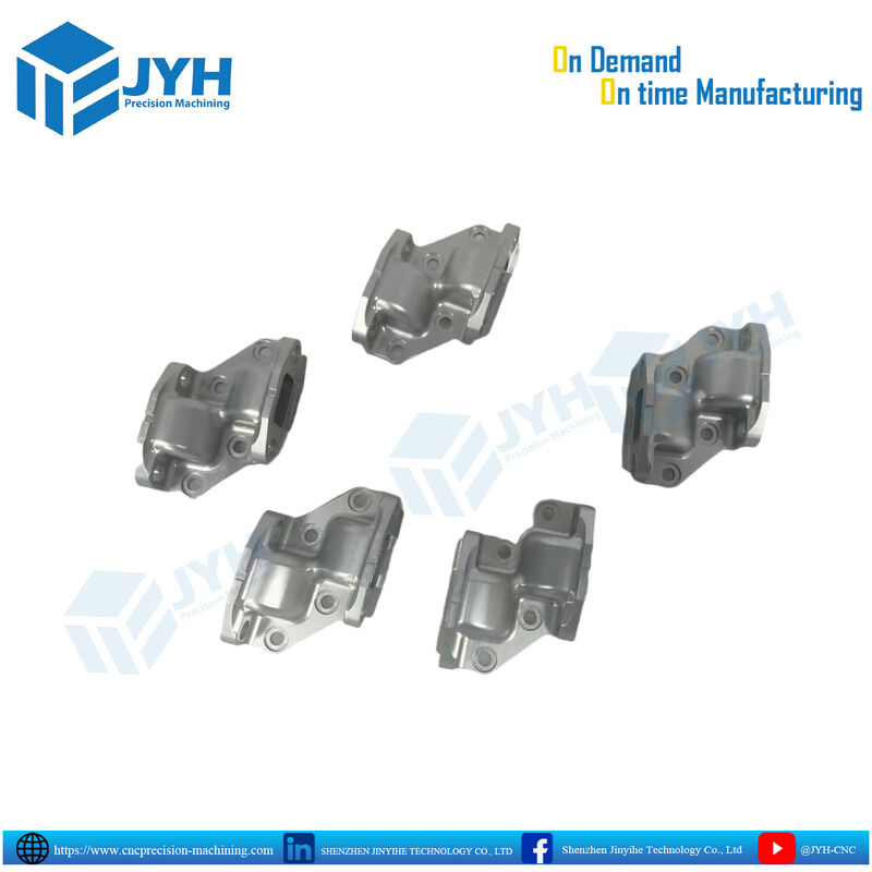 Precision CNC Machined Aluminum Housing with Complex 3D Curved Geometry and Tight Dimensional Control