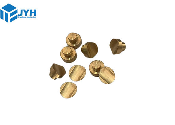 Precision Custom CNC Turning Metal Brass Machining Parts Services With Anodizing Polishing