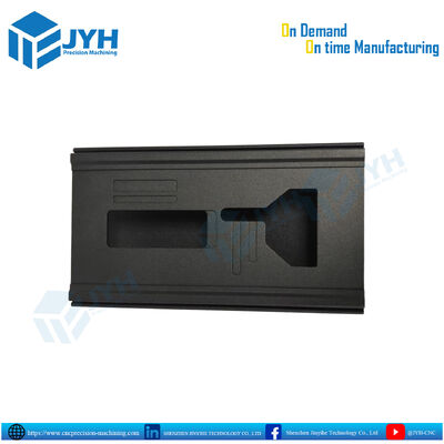 Custom CNC Machined Aluminum Enclosure with Black Anodized Finish and ±0.005mm Tolerance